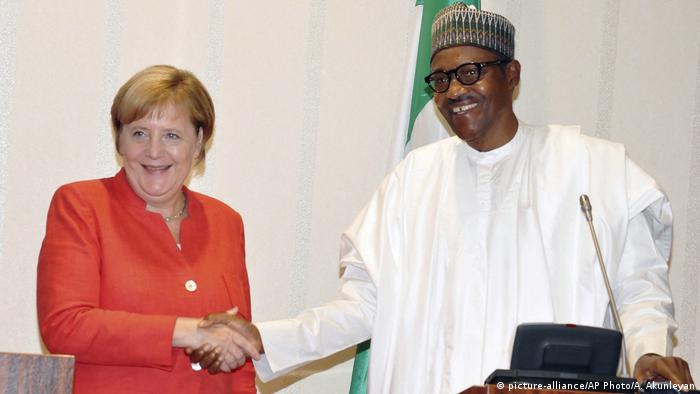 Nigeria Besuch der Kanzlerin Merkel